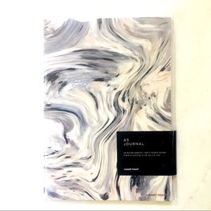 Russel + Hazel A5 Notebook Journal - Gray & White Marble NWT